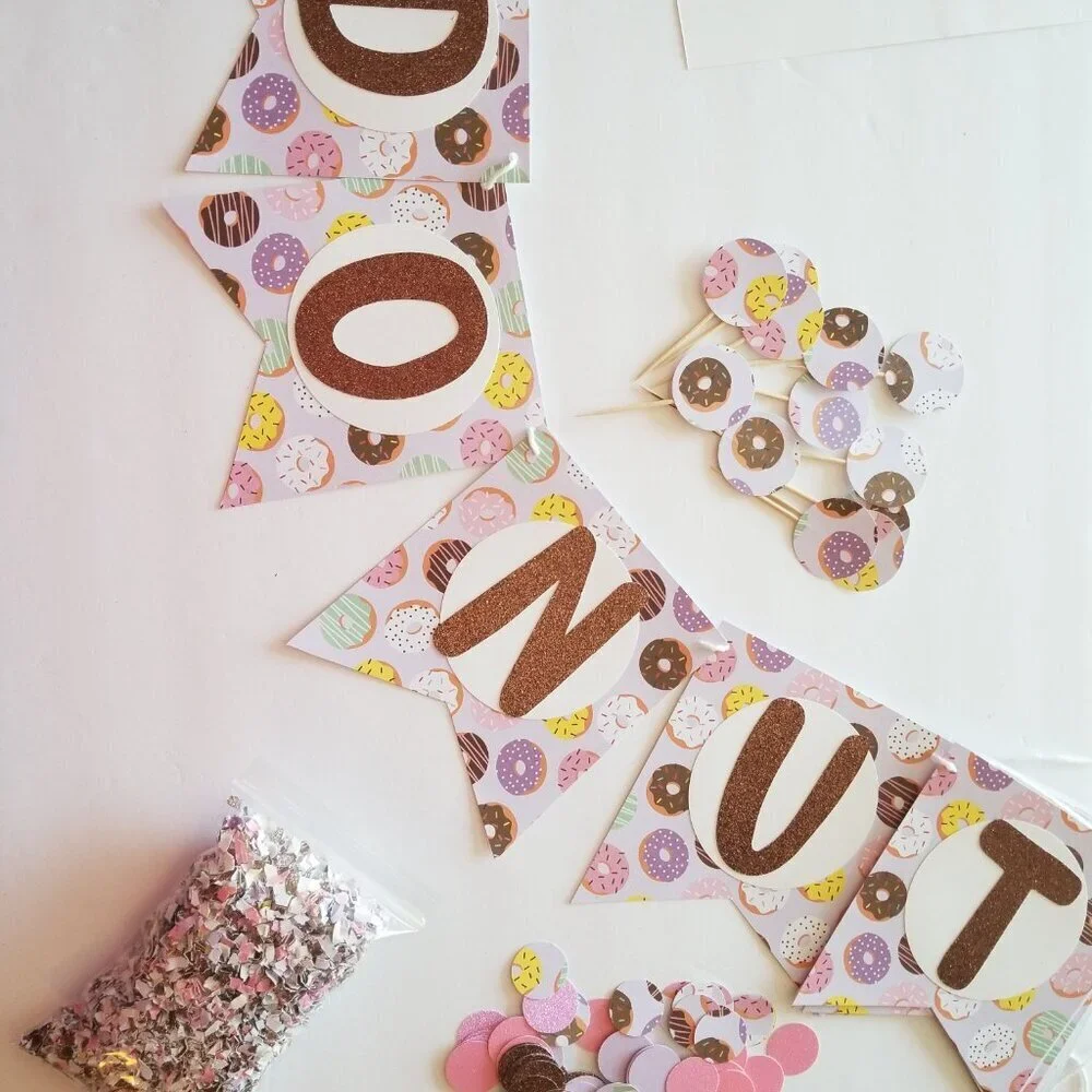 Donut Grow Up Banner Set | Donut Birthday Party | Two Sweet Birthday